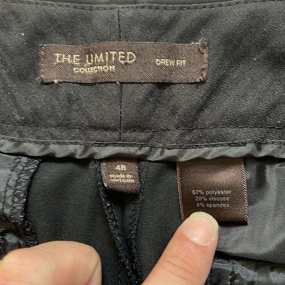 The Limited women’s black dress pants size 4R - Picture 4 of 8